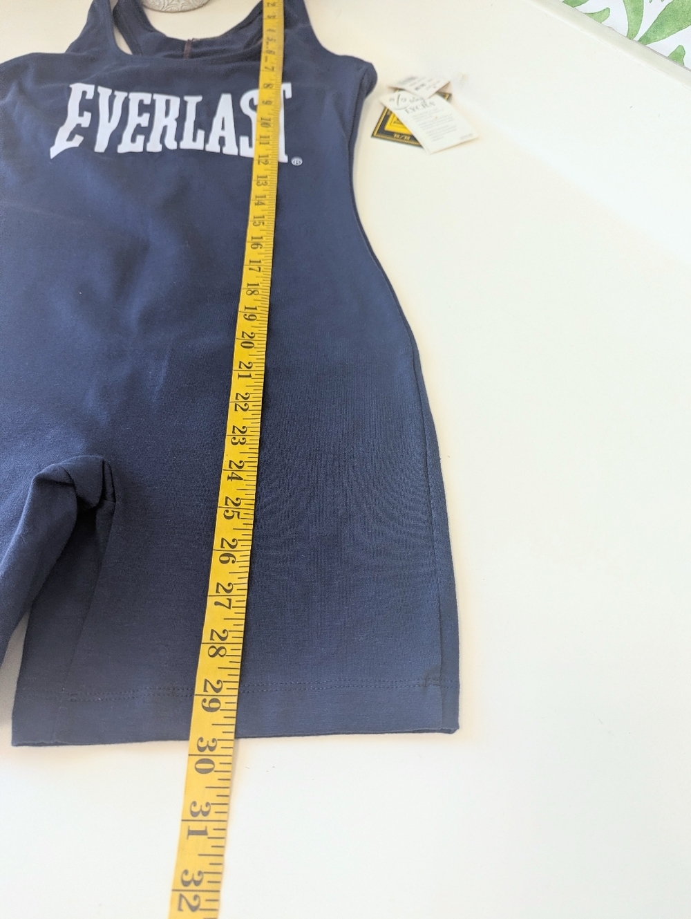 Everlast Navy Blue Athletic Tank Romper Singlet Medium - Picture 13 of 14